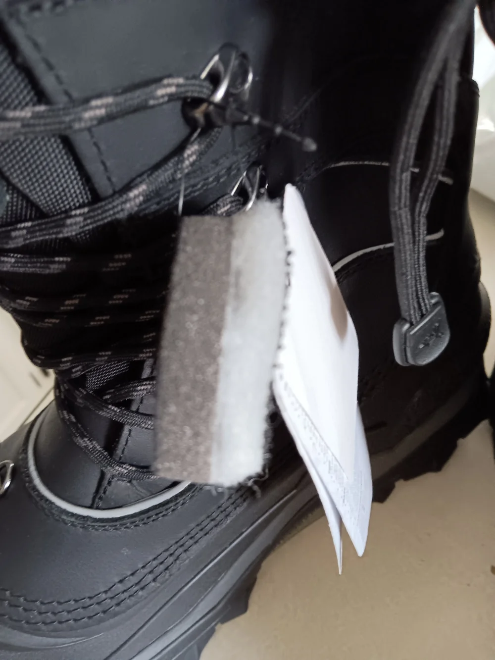 Baffin Polar Proven  Men’s Black Insulated Winter Boots Size 12.
